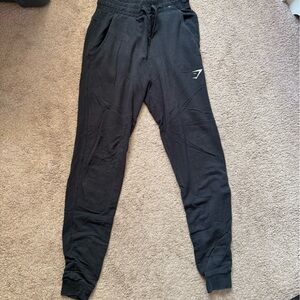 Size S Black Gymshark Joggers